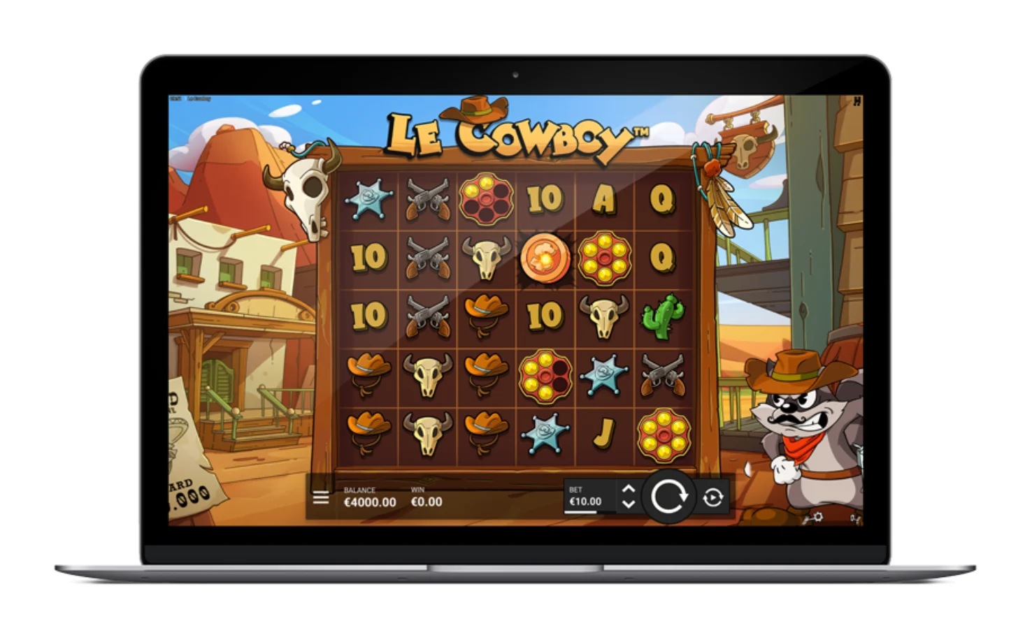Страница игры Le Cowboy на сайте Hacksaw Gaming