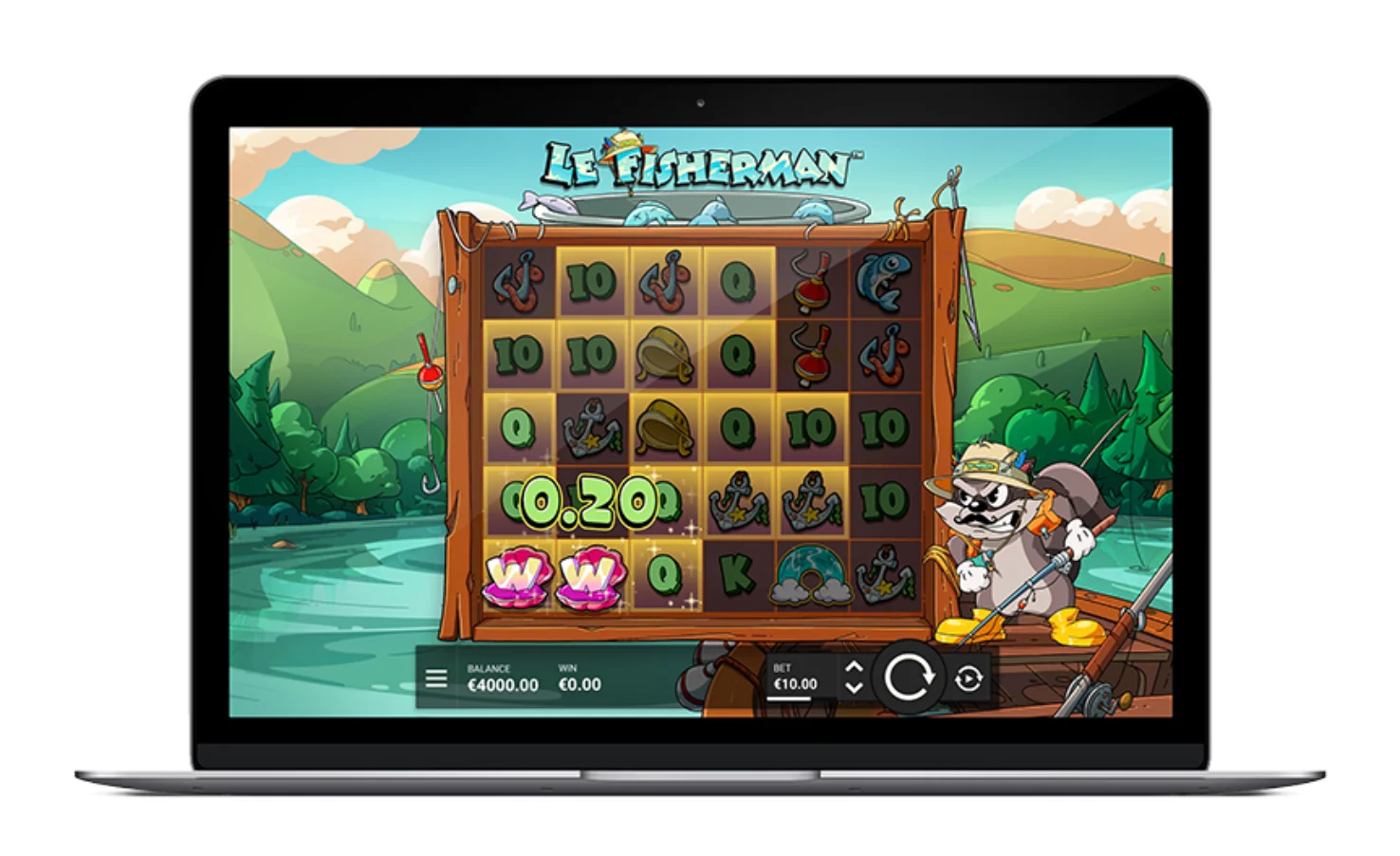 Страница игры Le Fisherman на сайте Hacksaw Gaming