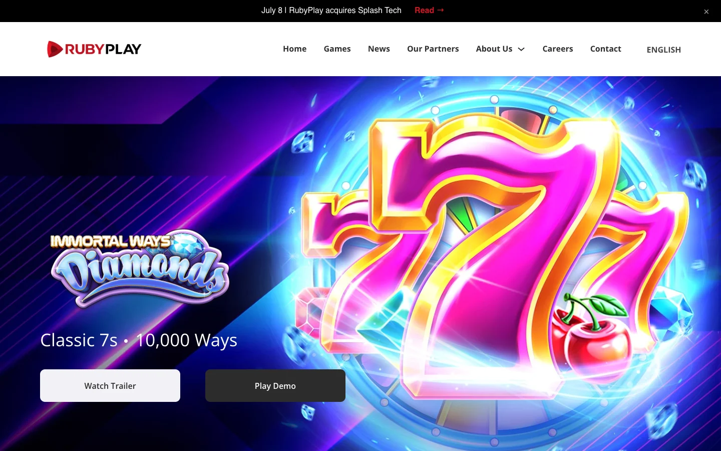 Страница игры Immortal Ways Diamonds на сайте RubyPlay