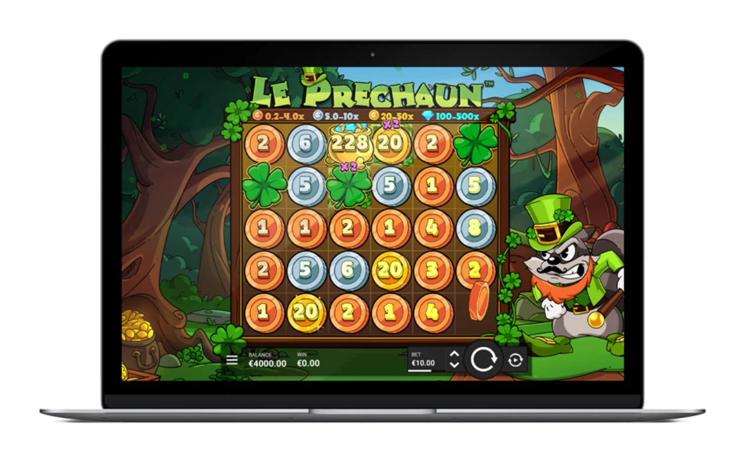 Страница игры Le Prechaun на сайте Hacksaw Gaming