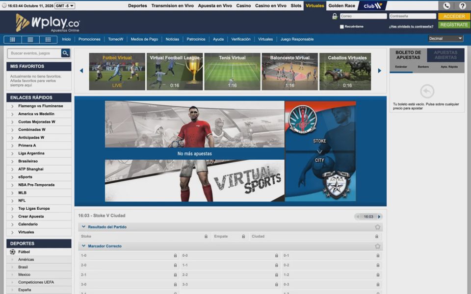 Wplay virtual sports
