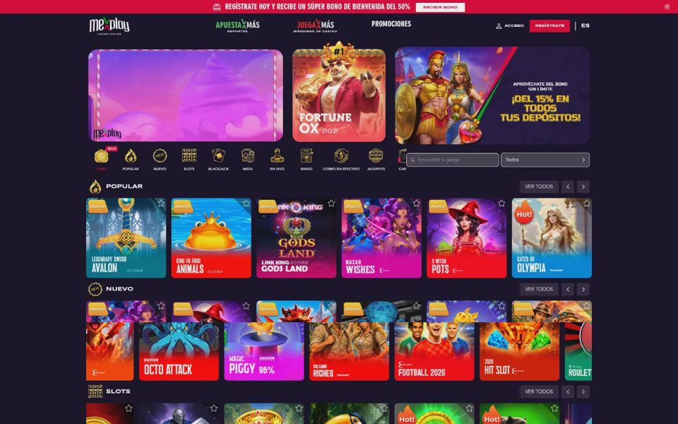 Каталог казино Mexplay