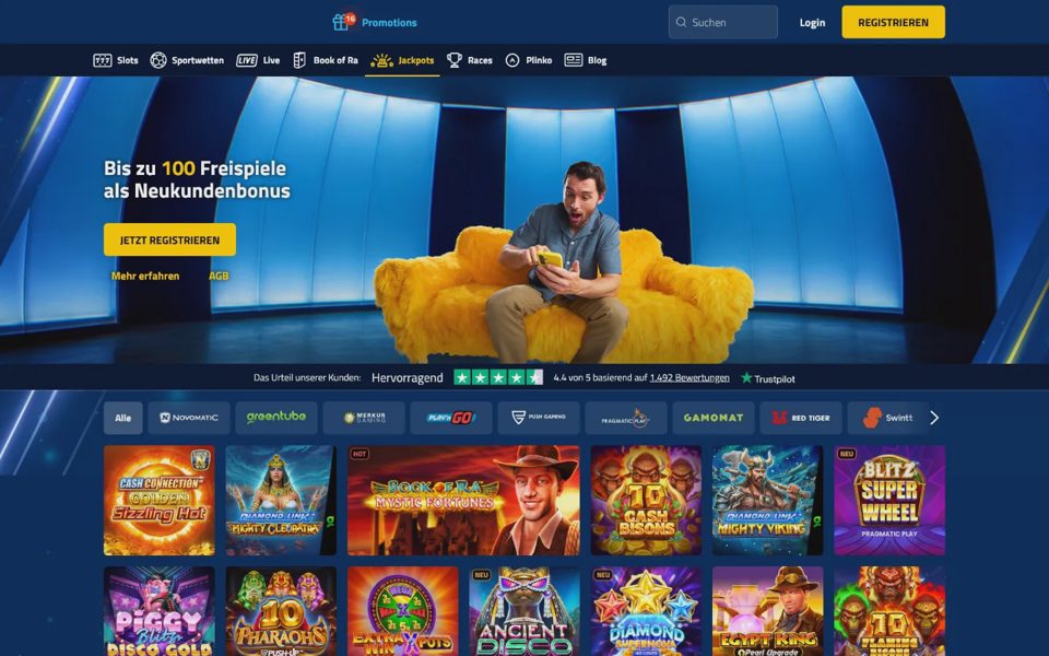 Джекпоты AdmiralBet