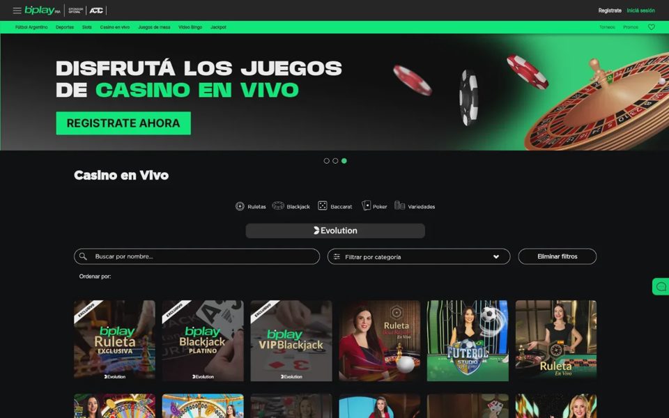 Bplay live casino