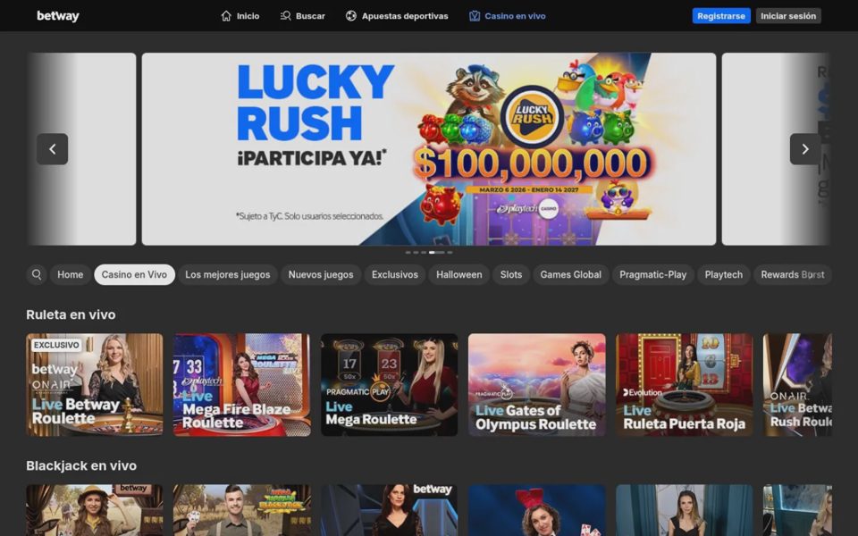 Live-казино Betway