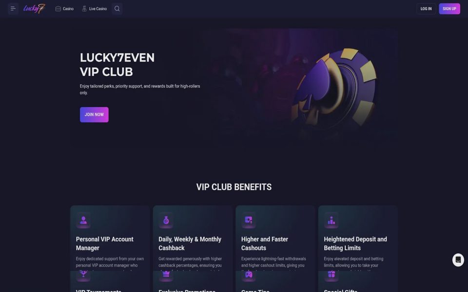Lucky7even loyalty programme