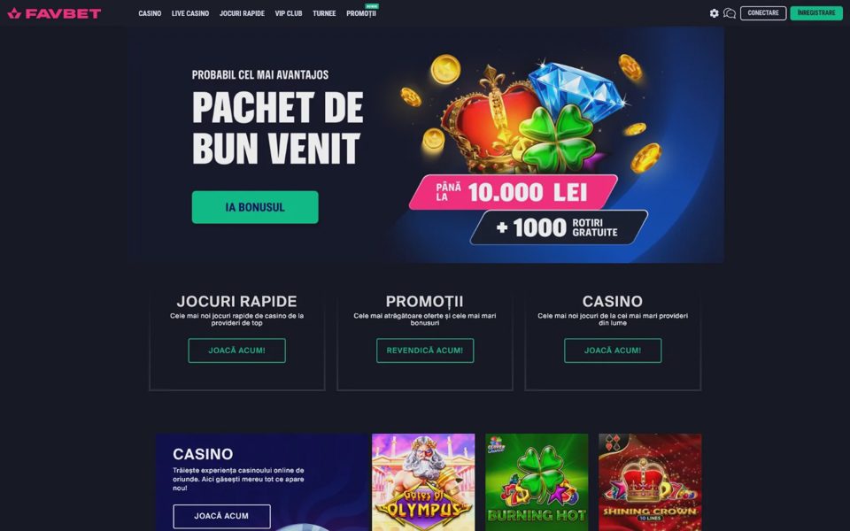 Главная страница Favbet