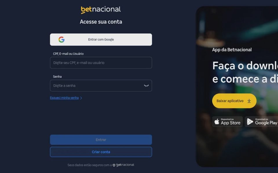 Страница акции Betnacional