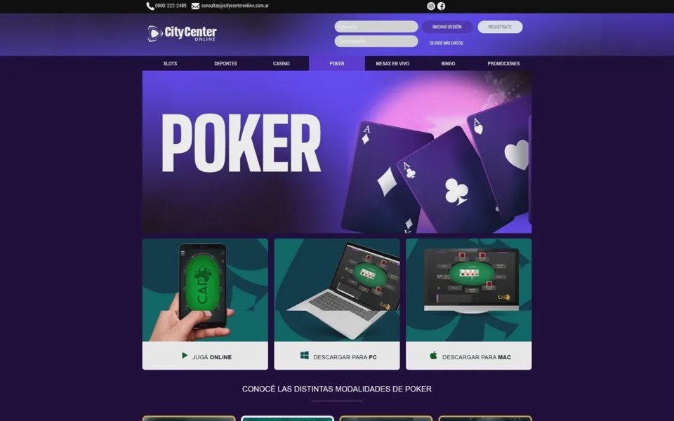 City Center Online poker