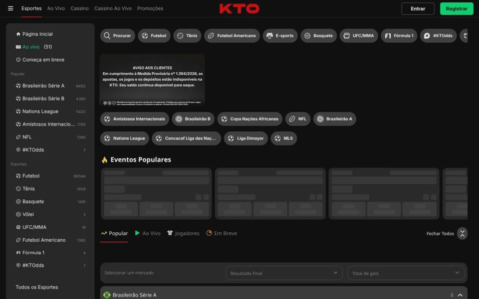 Ставки на спорт KTO