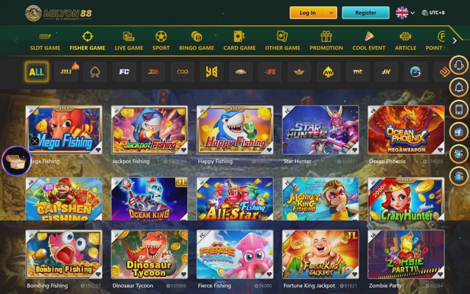 Milyon88 fishing games