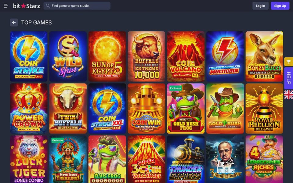 Каталог казино BitStarz