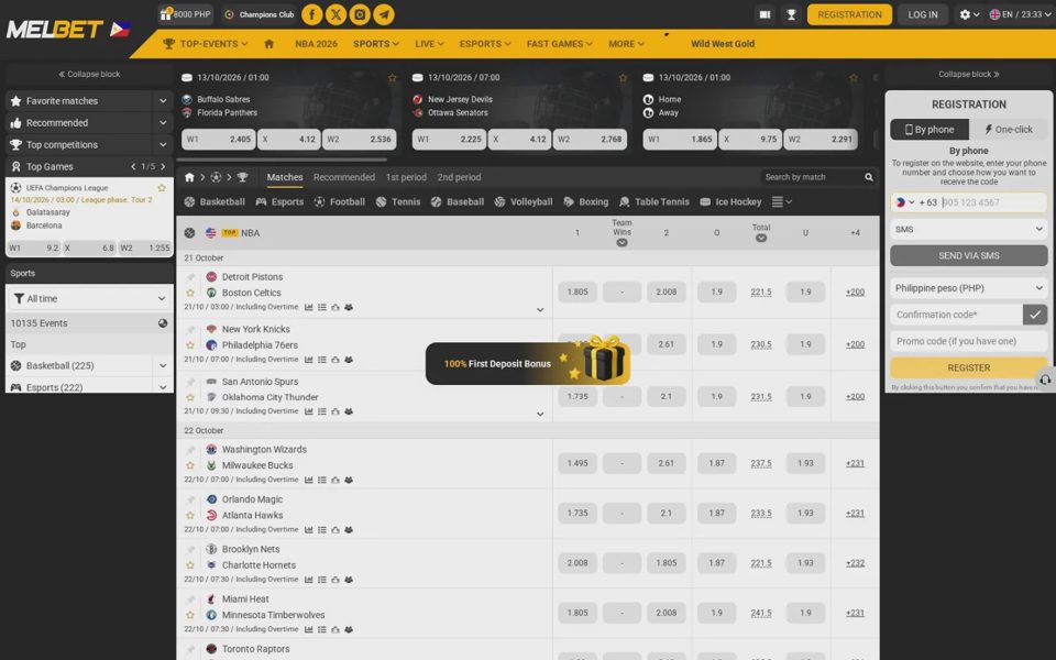 Ставки на спорт Melbet