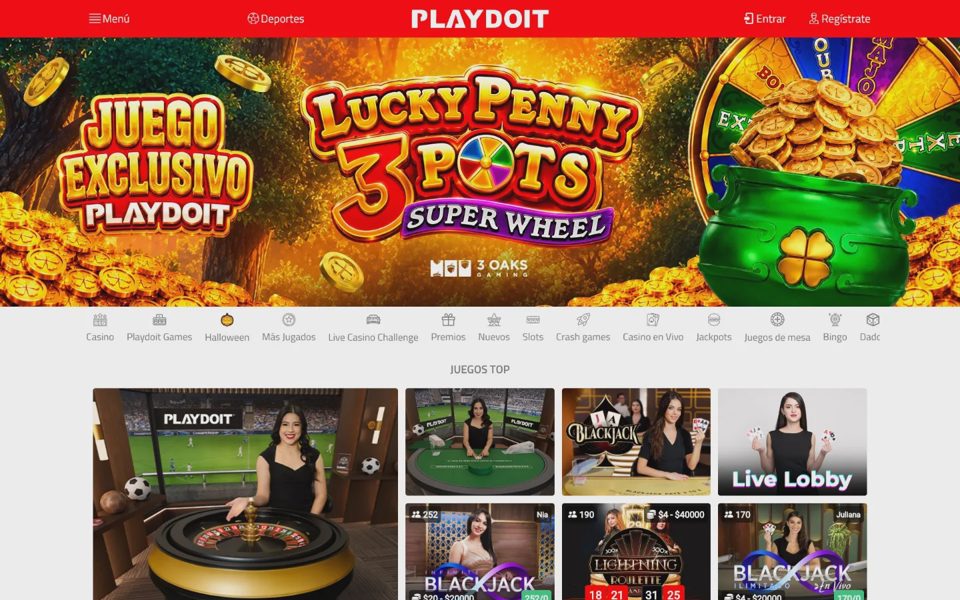 Live-казино Playdoit