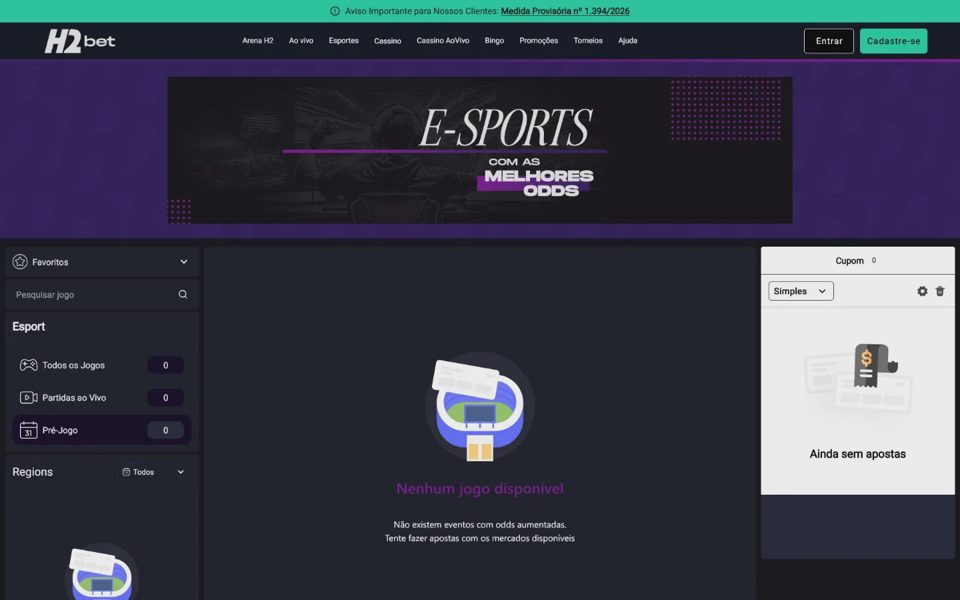 Киберспорт H2bet