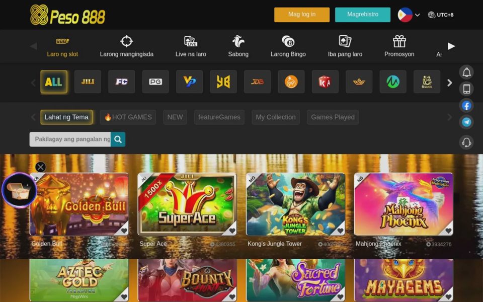 Peso888 casino catalog