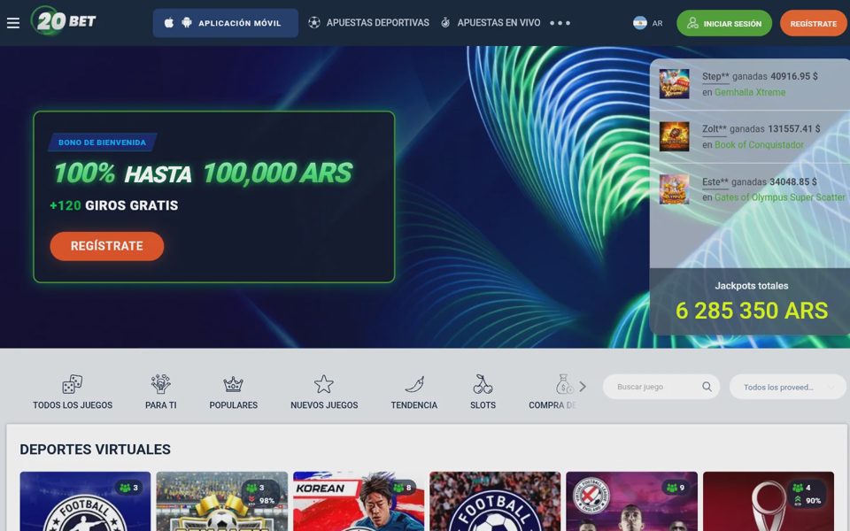 Виртуальный спорт 20bet