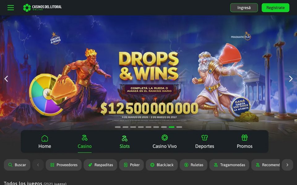 Каталог казино Casinos del Litoral