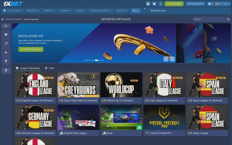 Виртуальный спорт 1xBet