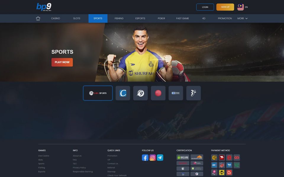BP9 sports betting