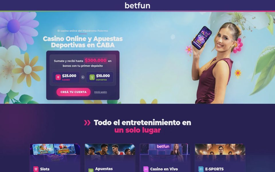 Главная страница Betfun