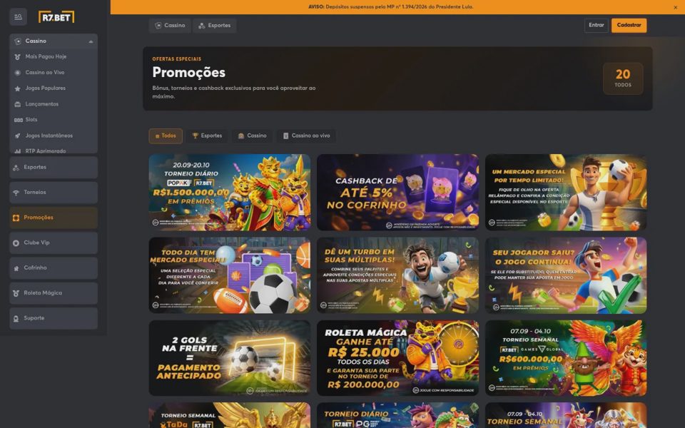 R7.bet bonuses and promotions