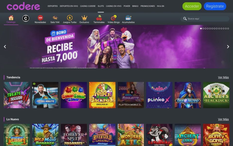 Каталог казино Codere