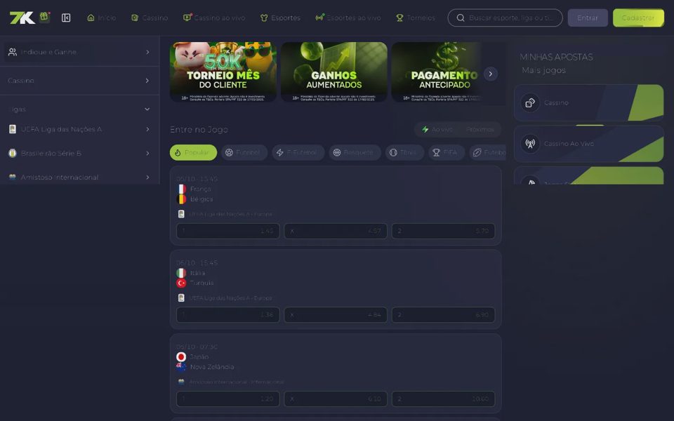 Ставки на спорт 7K.bet