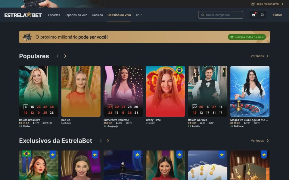 Live-казино EstrelaBet