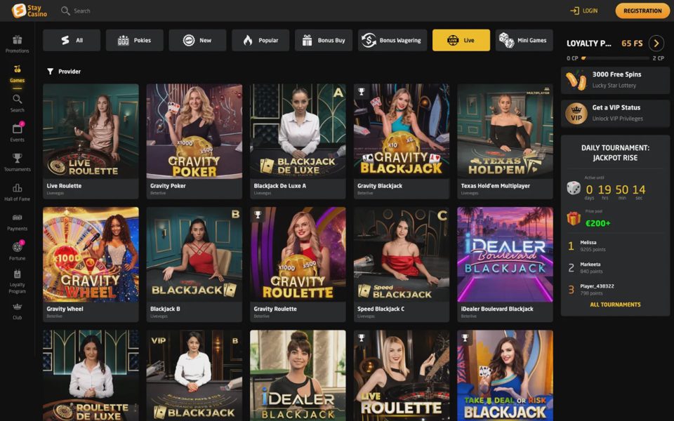 Live-казино StayCasino