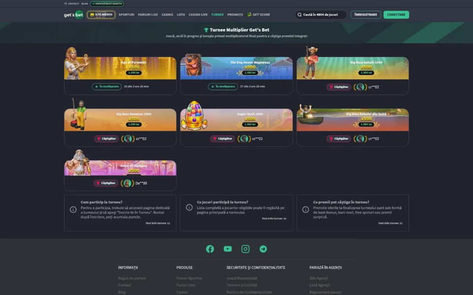 Турниры Get's Bet