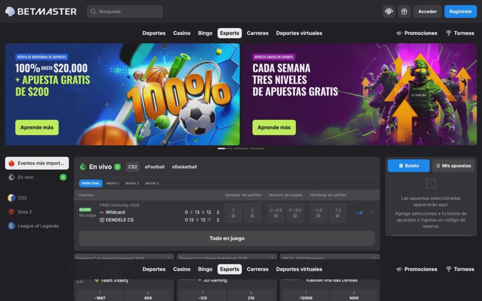 Betmaster esports