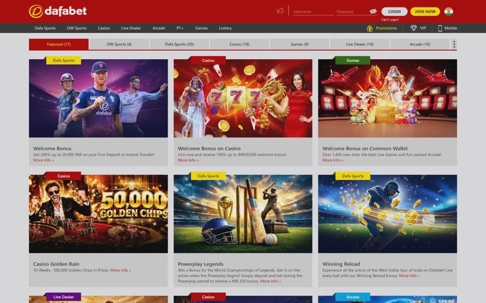 Dafabet bonuses and promotions