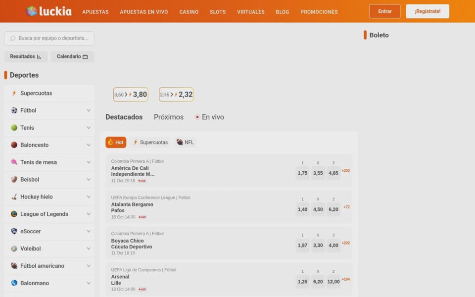 Luckia sports betting