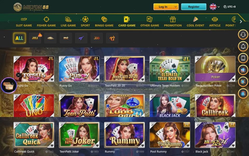 Milyon88 card games