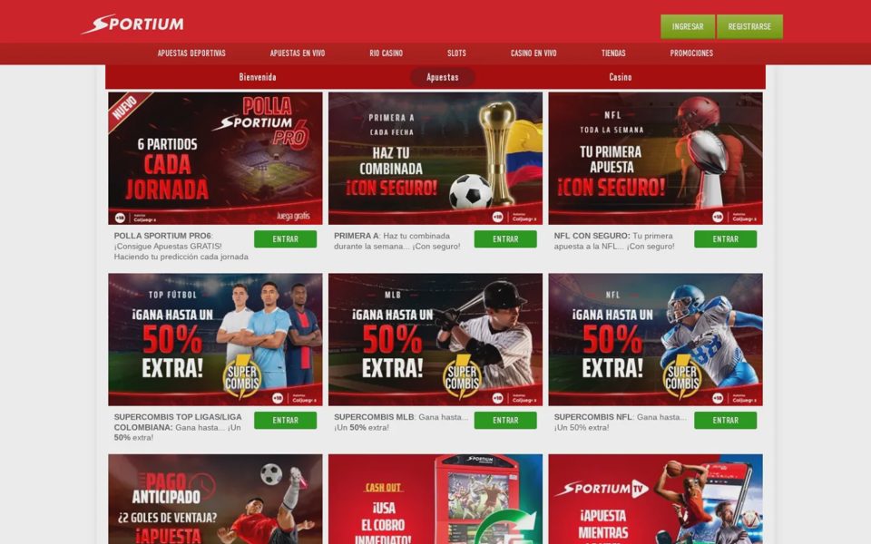 Бонусы и акции Sportium