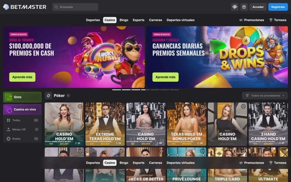 Betmaster poker