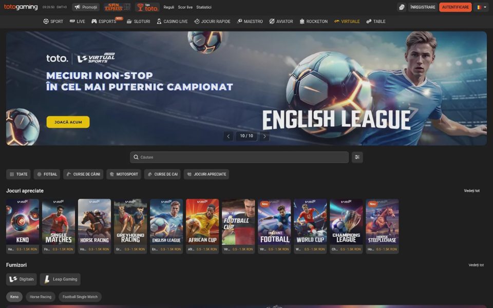Виртуальный спорт Totogaming