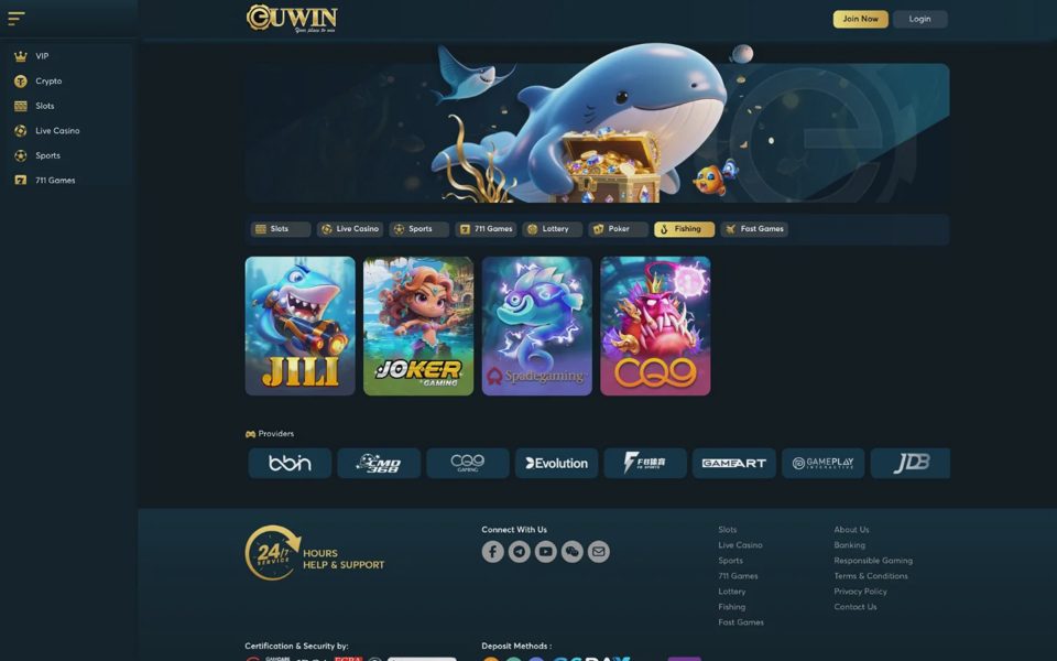 Euwin fishing games