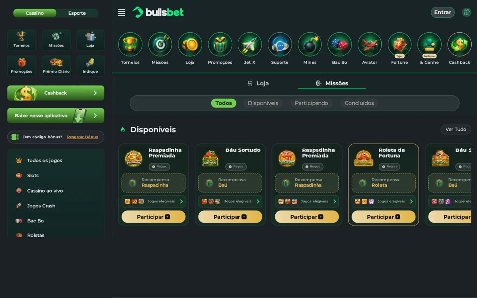 Миссии BullsBet