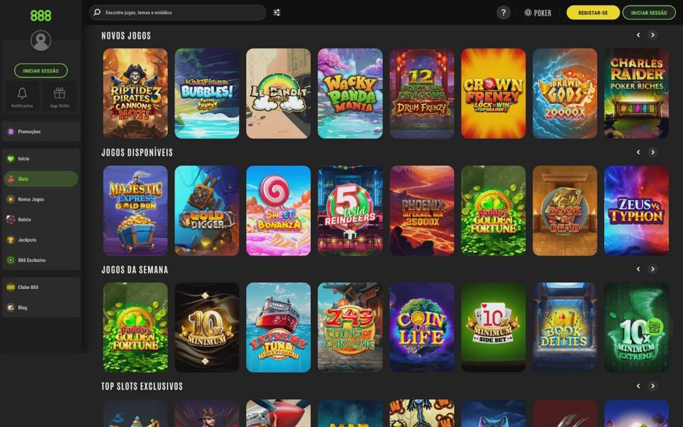 888 casino catalog