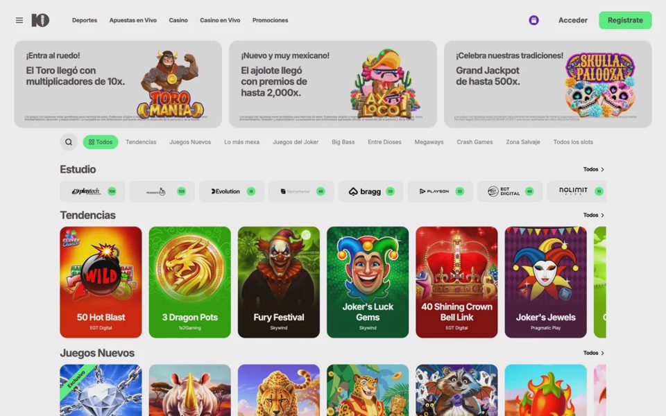 Главная страница 10bet