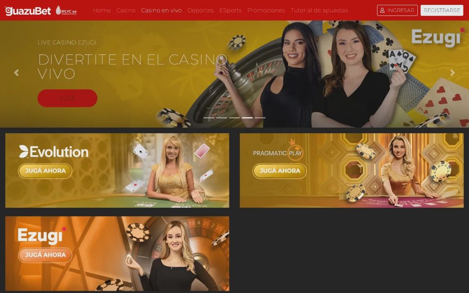 GuazuBet live casino