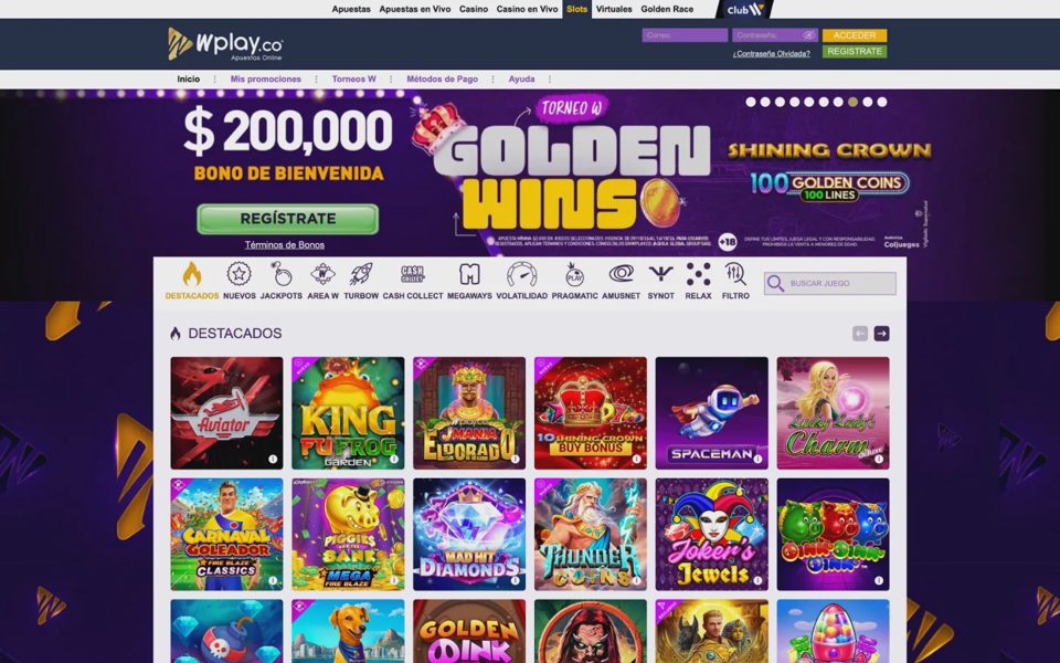 Каталог казино Wplay