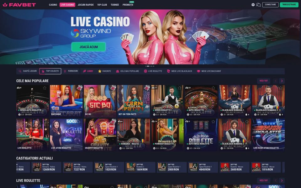 Live-казино Favbet