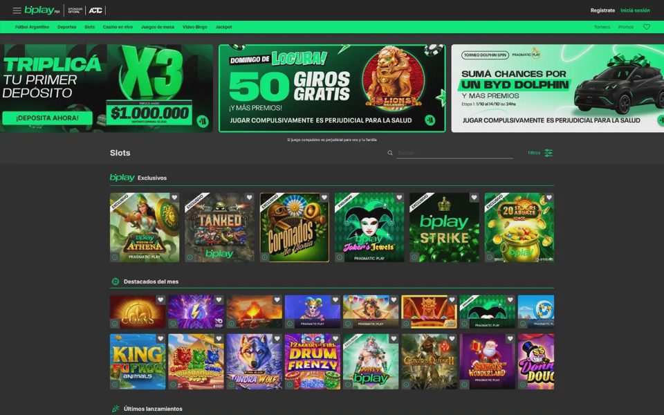 Bplay casino catalog