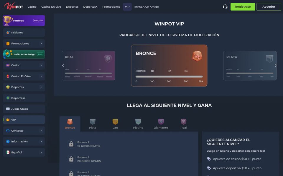 Программа лояльности Winpot