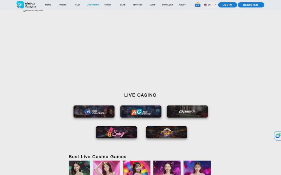 Winbox live casino