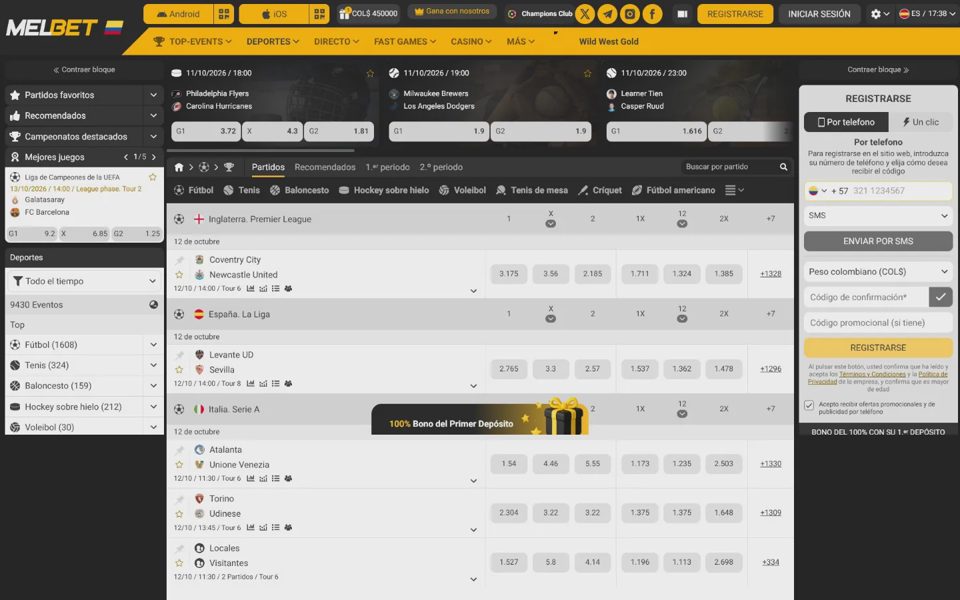 Ставки на спорт Melbet