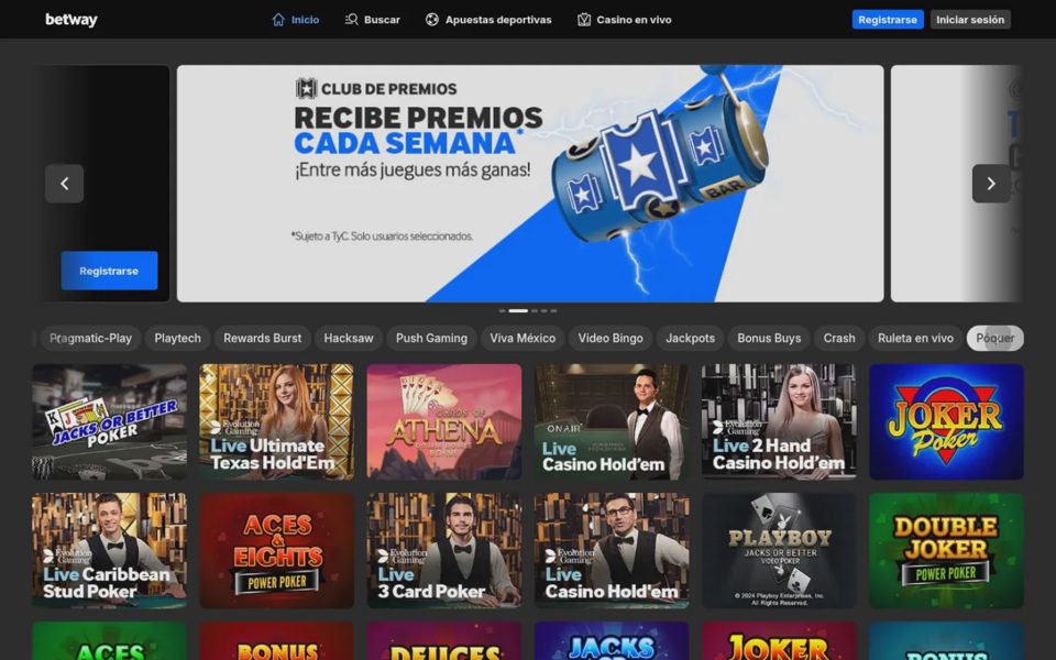 Покер Betway
